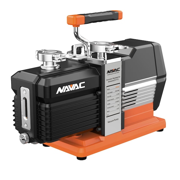 Navac Ammonia Vacuum Pump, 12 CFM, 5 Microns, DC, Industrial Grade NP12DA1 - main